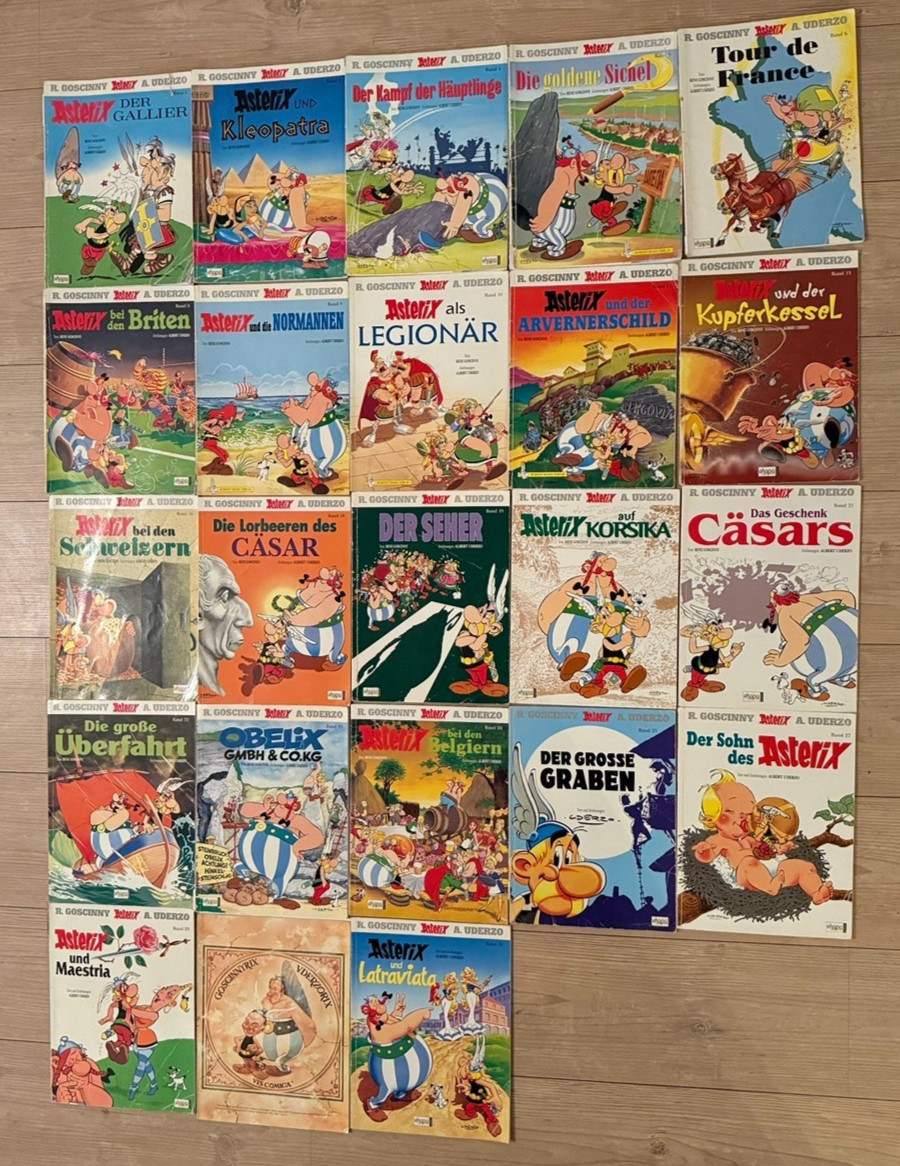 23x Asterix Comics raccolta collezione Ehapa Delta vecchie edizioni Goscinny Uderzo
