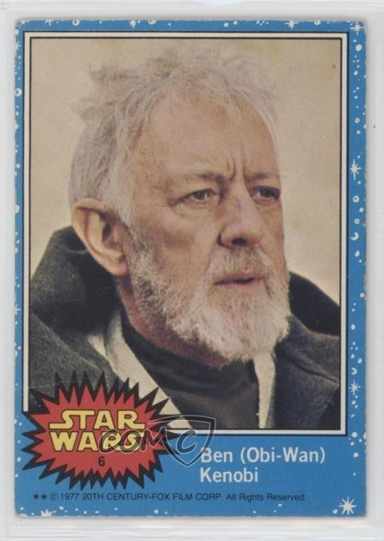 1977 Topps Star Wars UK Edition Obi-Wan Kenobi Alec Guinness Ben (Obi-Wan) 1s4u