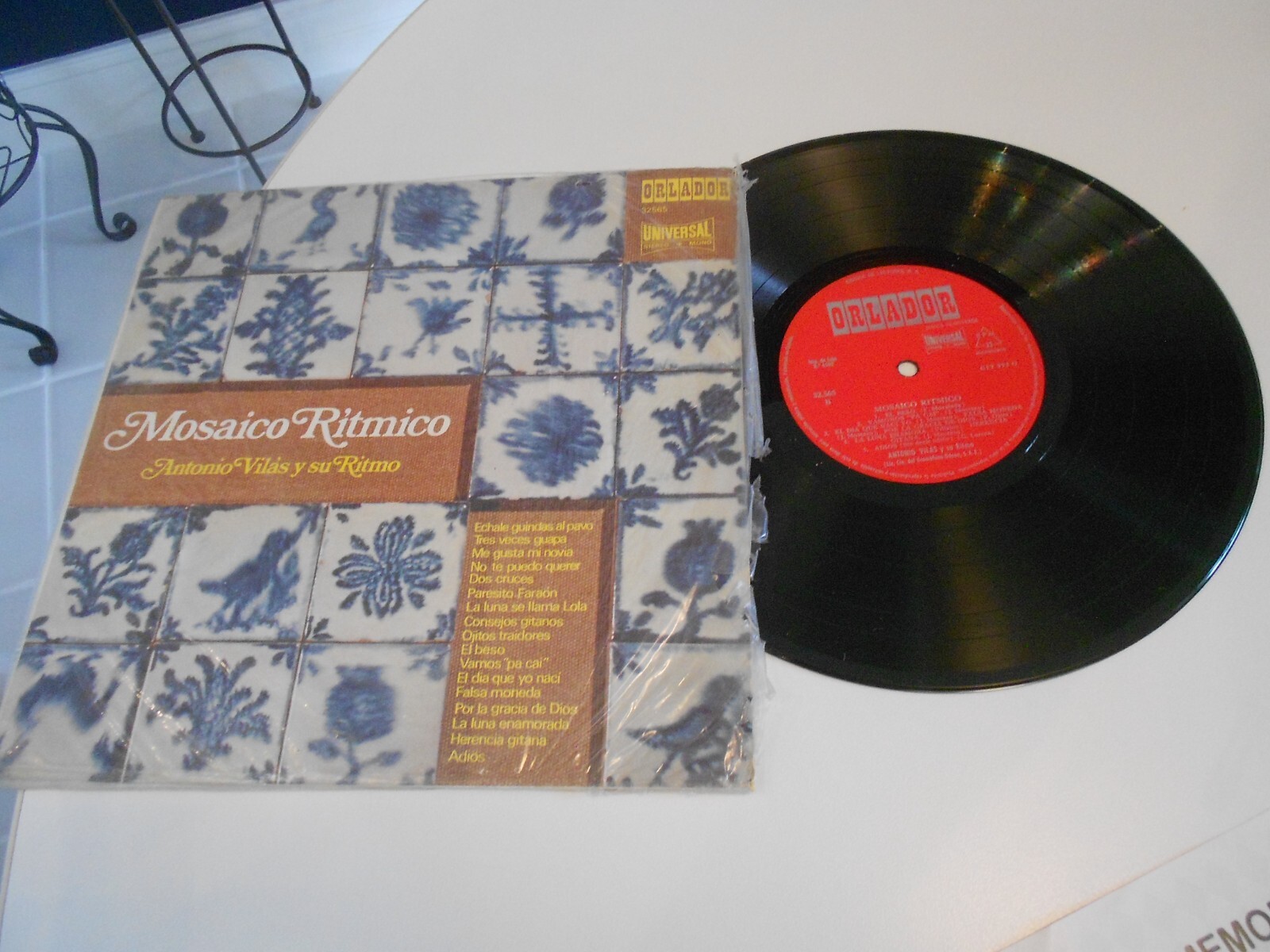 MOSAICO RITMICO ANTONIO VILAS Y SU RITMO 10" LP ORLADOR 32565 EXCELLENT COND.
