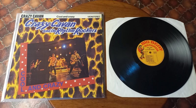 33T LP Crazy Cavan France de 1982