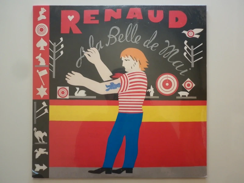 Renaud album double 33Tours vinyles A la Belle de Mai 30ème Anniversaire