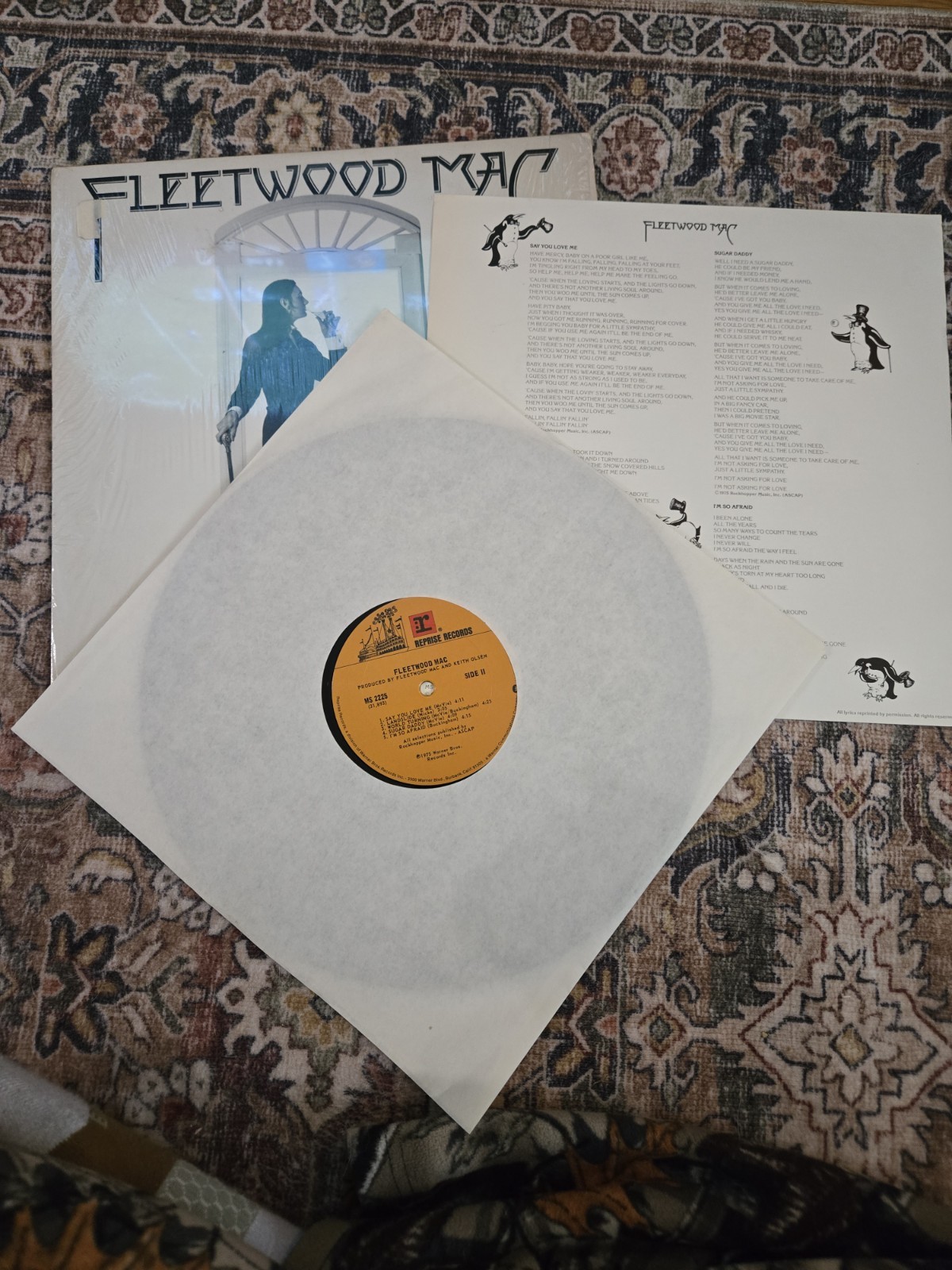 Fleetwood Mac Self-titled Album Vinyl LP, 1975