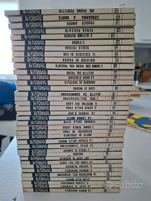 Fumetti Diabolik edizione bianca