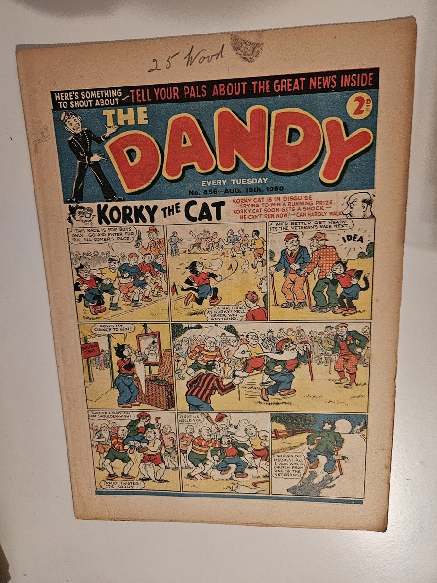 The Dandy Comic - #456 Aug 19th 1950  v/gd cond