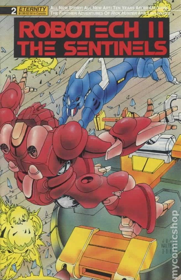 Robotech 2 Le Sentinelle Libro 1 #2 FN/VF 7.0 1988 Immagine Stock