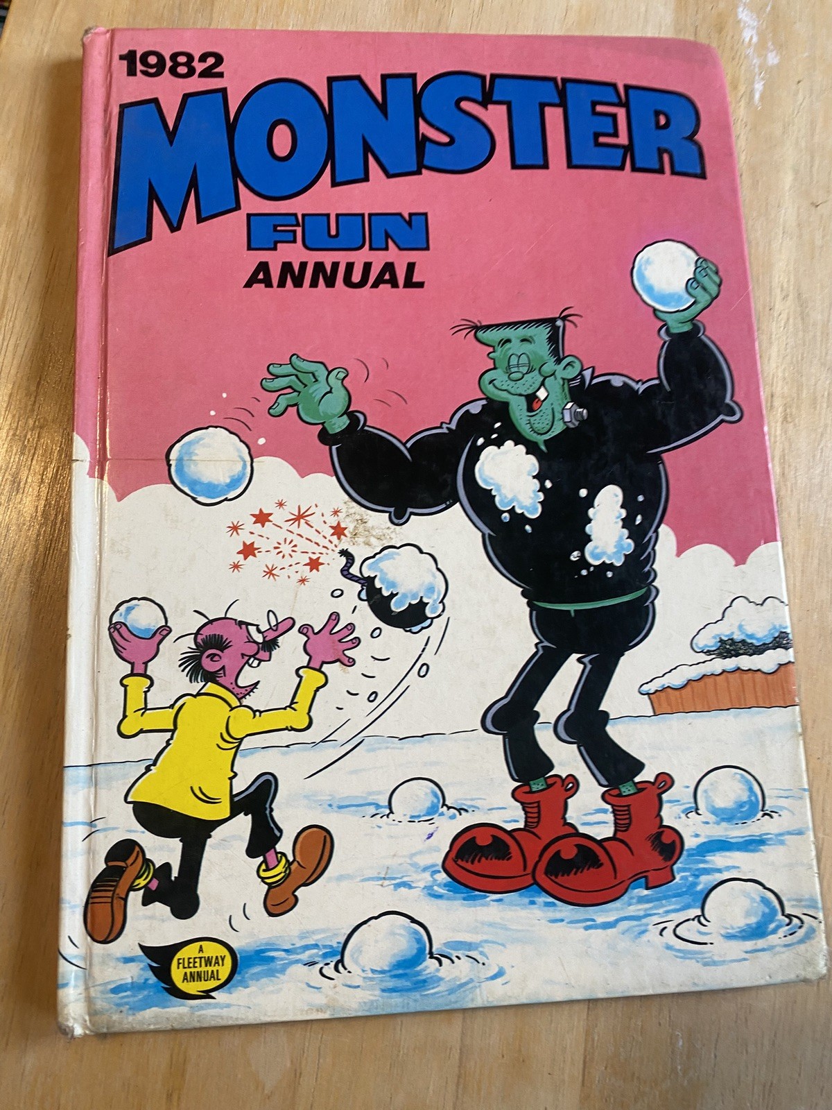Monster Fun Annual 1982 Hardback Book 