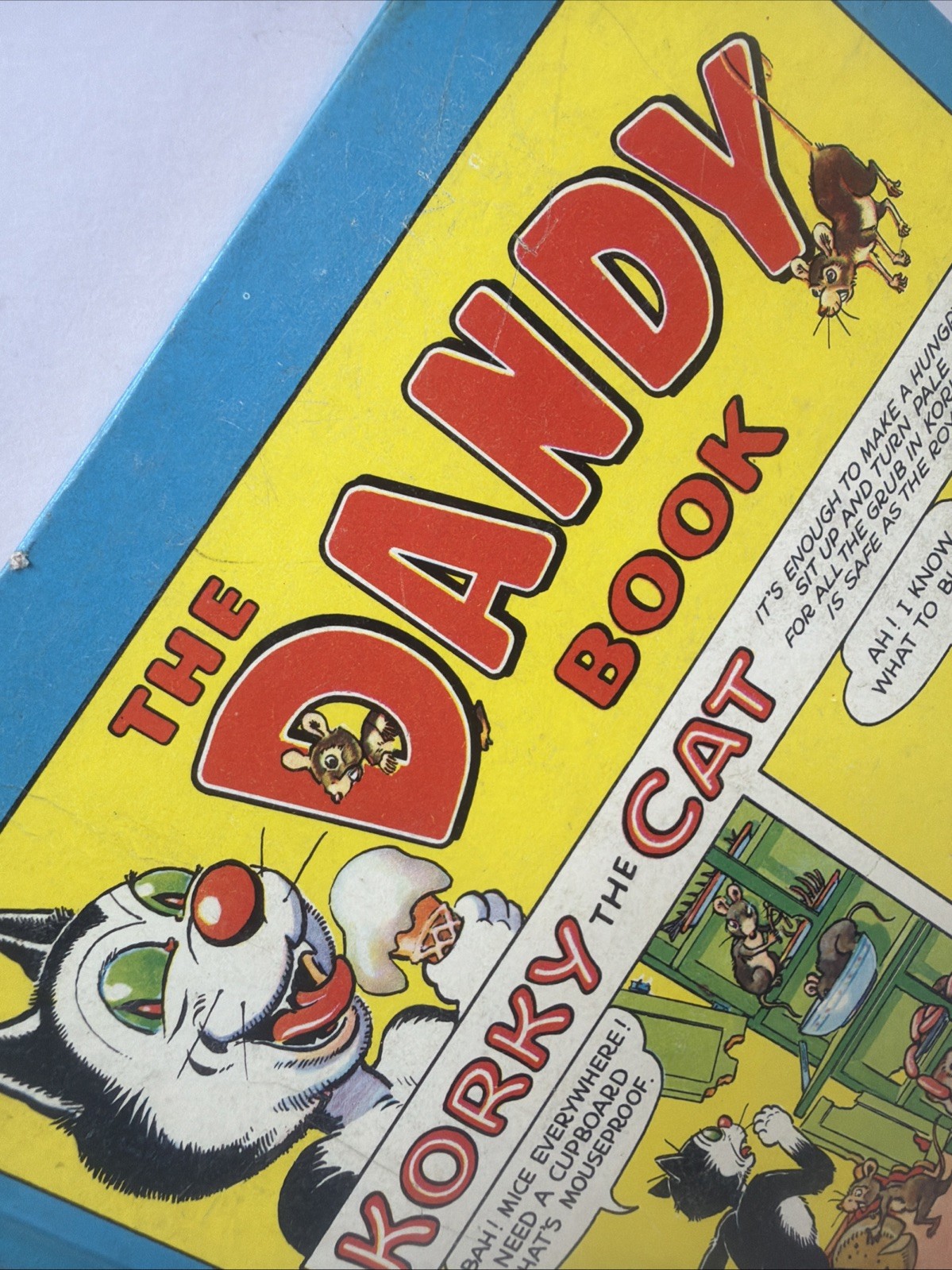 THE DANDY Book 1960 - Vintage 60s Christmas Annual  Desperate Dan /Korky The Cat