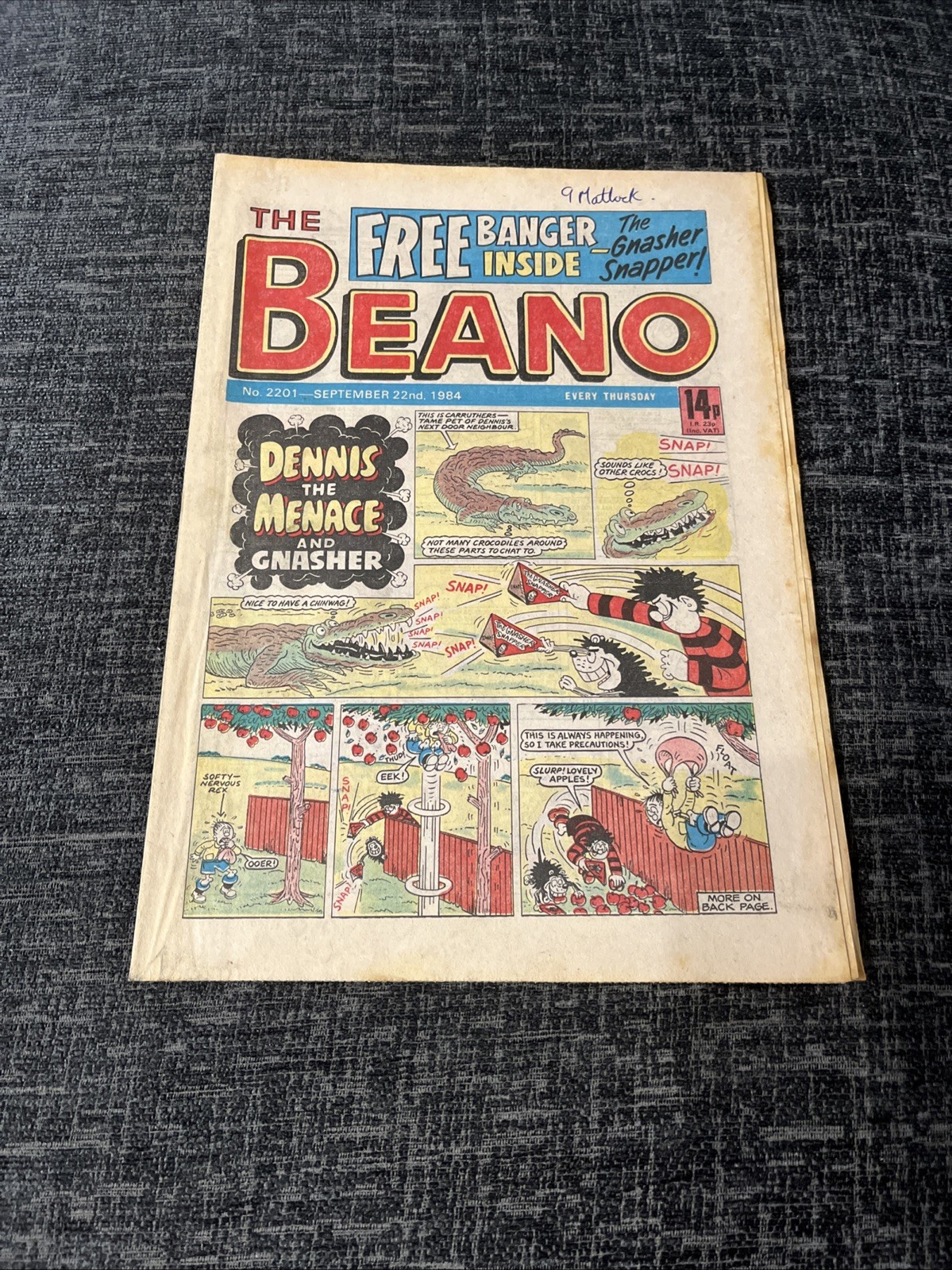 Beano Comic - #2201 - 22 September 1984