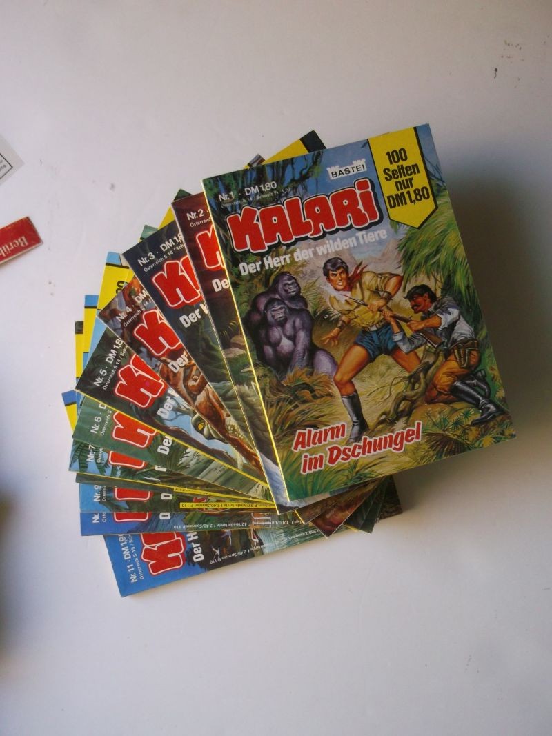 Libri tascabili Kalari 1-11 completi!! (Bastei Editore) in condizioni da collezione OTTIME!!!!!