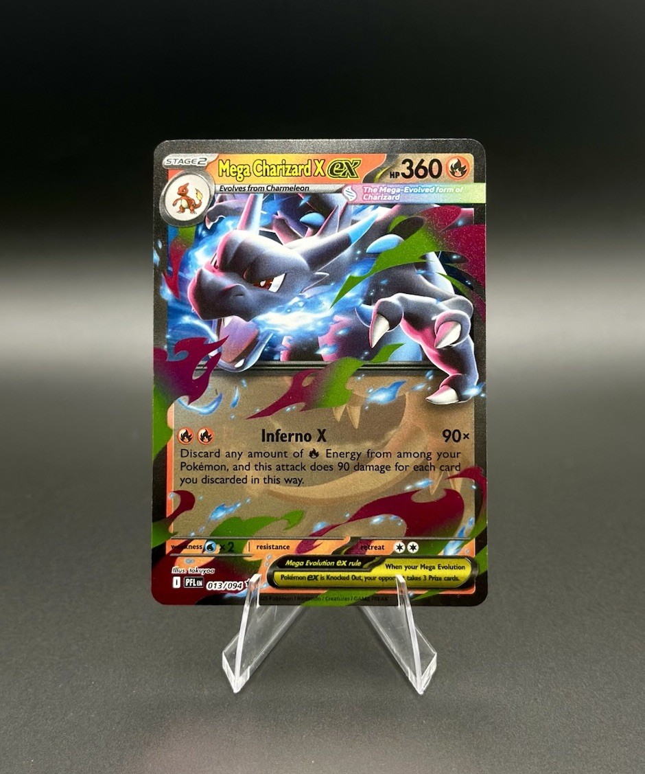 Mega Charizard X ex 013/094 Fiamme Fantastiche NM Carta Pokemon