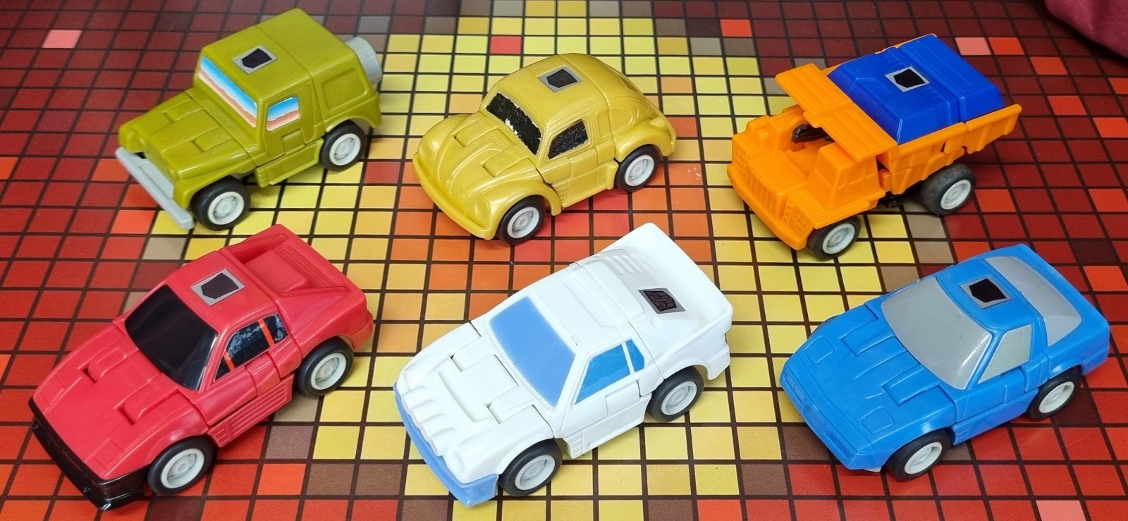 Acceleratore Autobot Hasbro Transformers G1 vintage - set completo di 6
