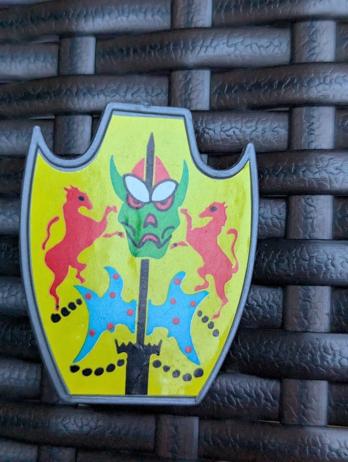 GALAXY HEROES Warriors PARTE SCUDO solo parte MotU Bootleg KO VENDITORE USA originale