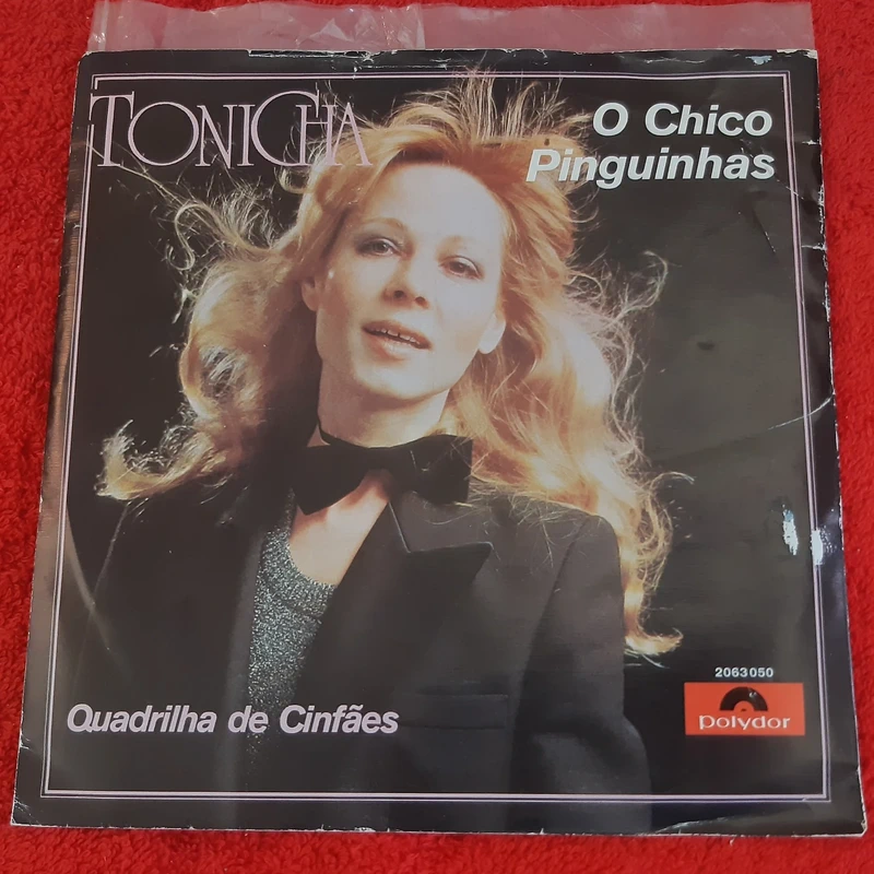 Disco Vinil Single Tonicha - O Chico Pinguinhas / Quadrilha de Cinfães