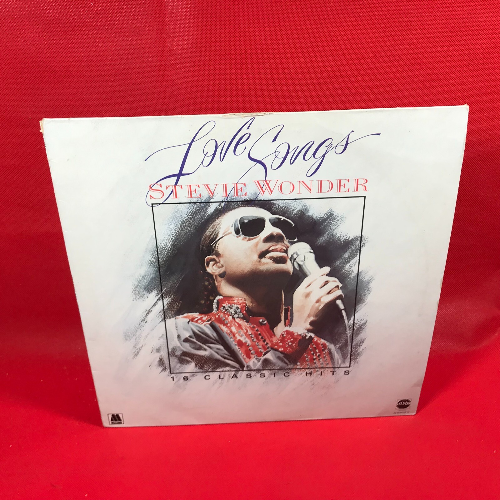 STEVIE WONDER Love Songs 1984 UK vinyl LP best of Motown My Cherie Amour B