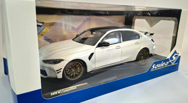 BMW M3 Performance Alpin White 2024 1/18 Solido Neuf Boite d'origine