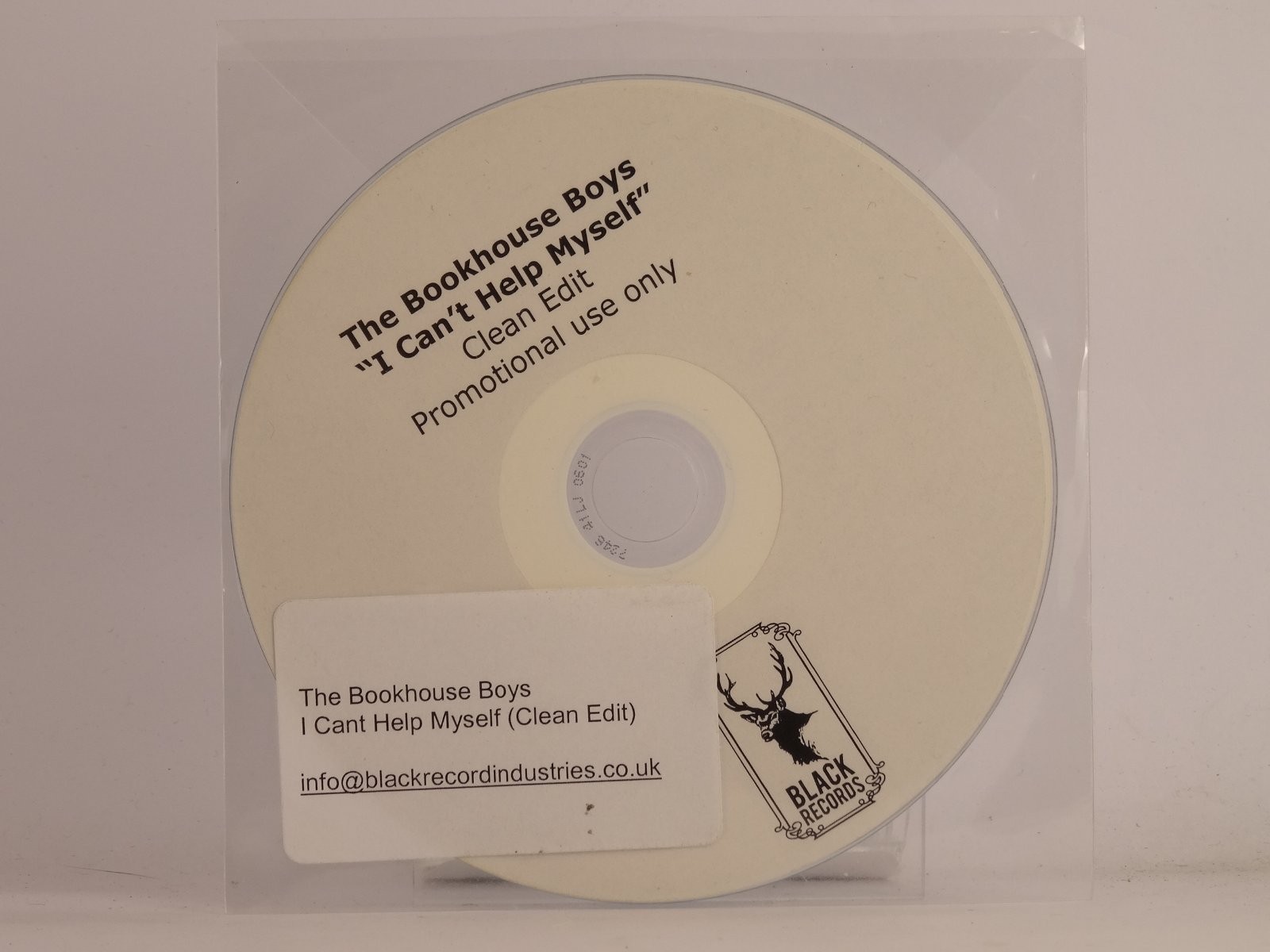 THE BOOKHOUSE BOYS I CAN'T HELP MYSELF (F45) 1 Track Promo CD Single including P