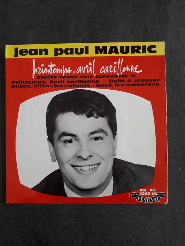 Disque vinyle 45 tours Jean Paul Mauric
