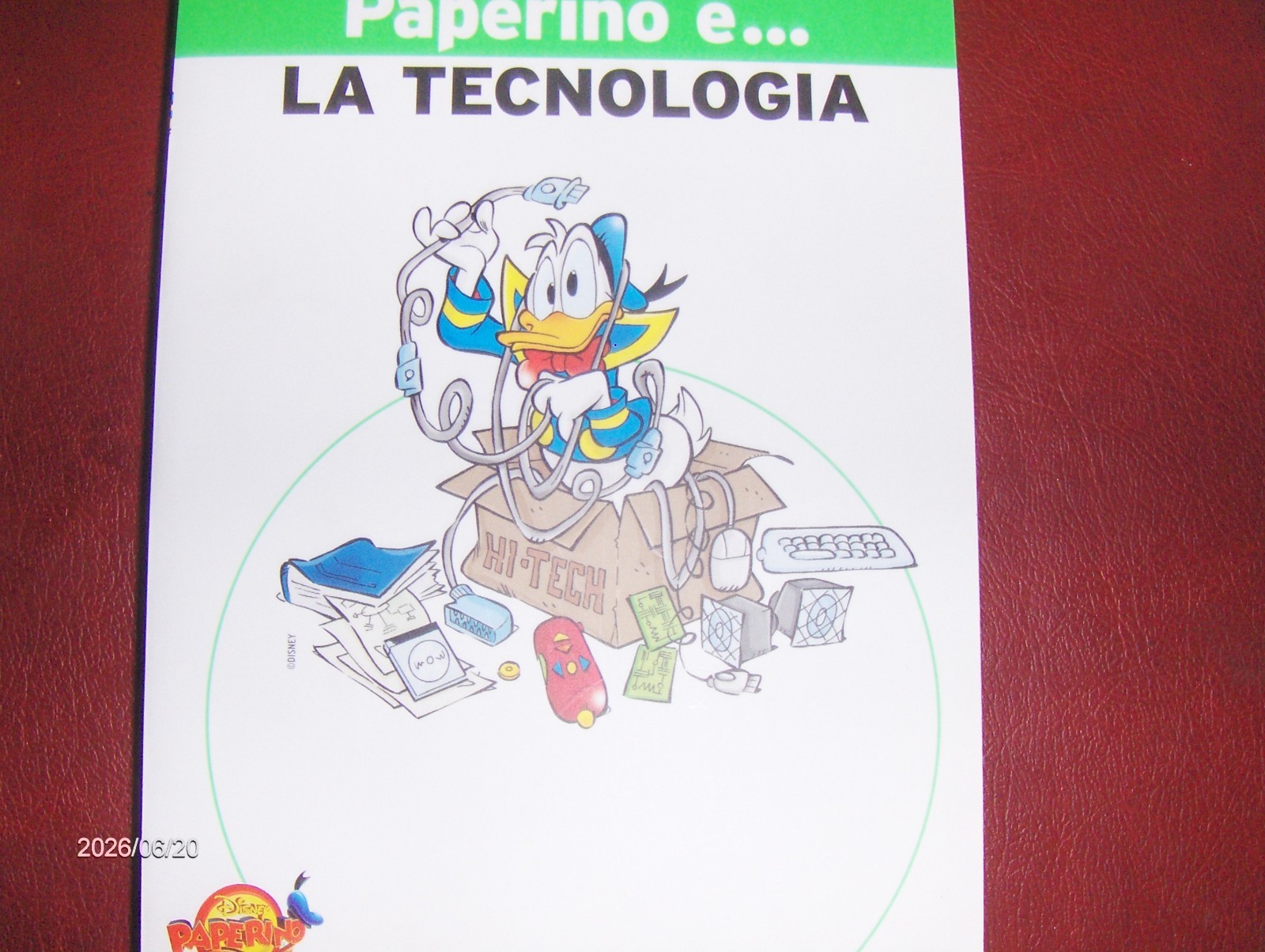 PAPERINO E...LA TECNOLOGIA-DISNEY-GLI EROI DEL FUMETTO N.2-MONDADORI-2004