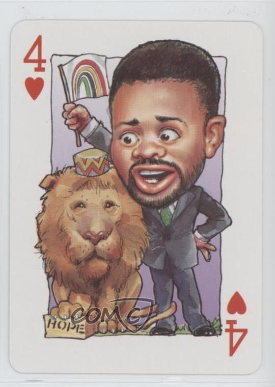 Carte da gioco 2000 Action Publishing Politicards retro rosso Jesse Jackson Jr 0kb5