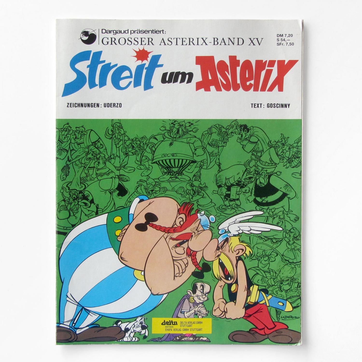 Asterix Volume XV 15: Scontro per Asterix (1995) - Album fumetti delta Editore