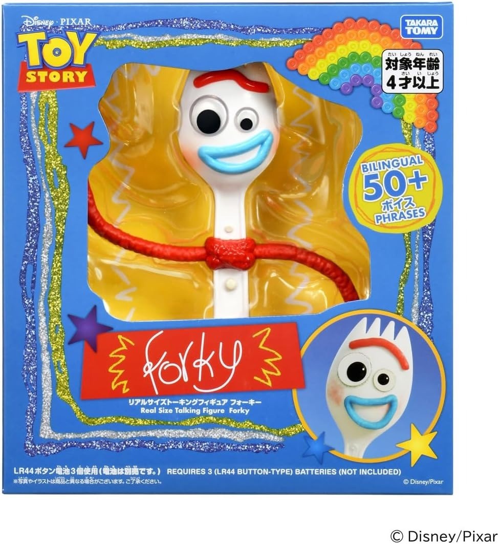 Toy Story Figura Parlante Forky Giapponese Voce Inglese Takara Tomy JPN