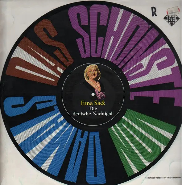 Erna Sack Die deutsche Nachtigall NEAR MINT Telefunken Vinyl LP