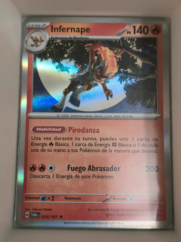 Carta Holografica infernape