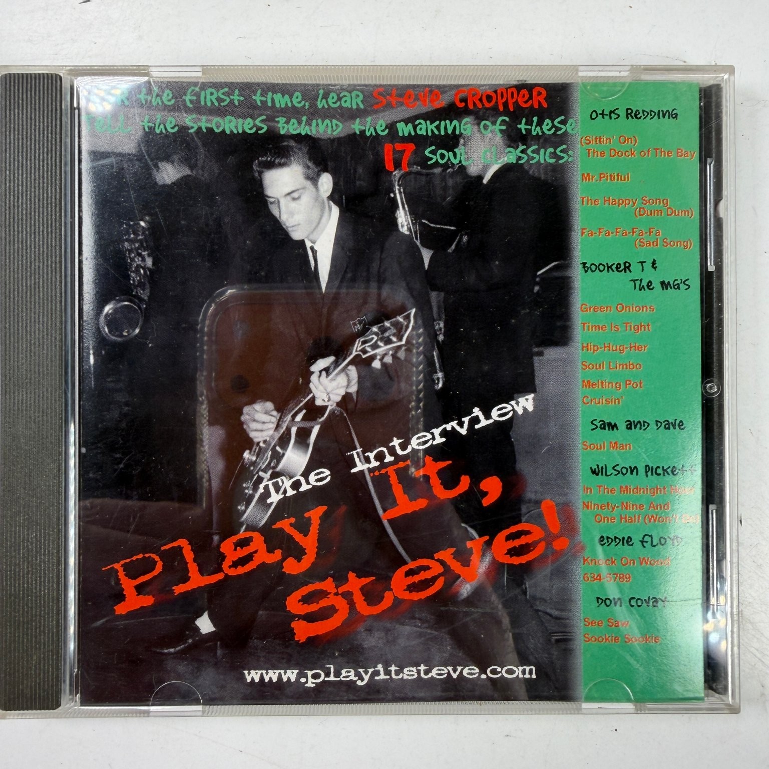 Steve Cropper CD 1998 Soul Stax Records - Play It, Steve! The Interview