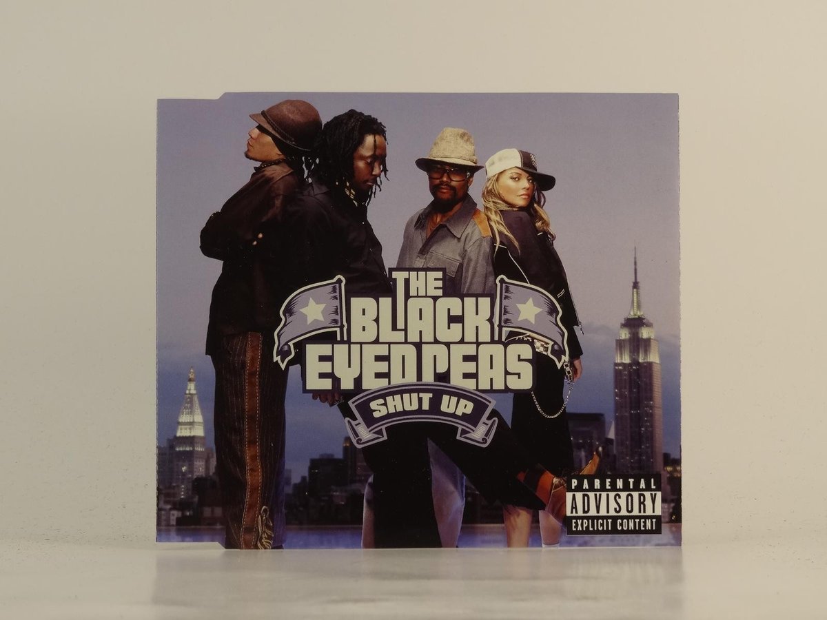 THE BLACK EYED PEAS SHUT UP (G25) 4 Track CD Single including Picture Sleeve A&M