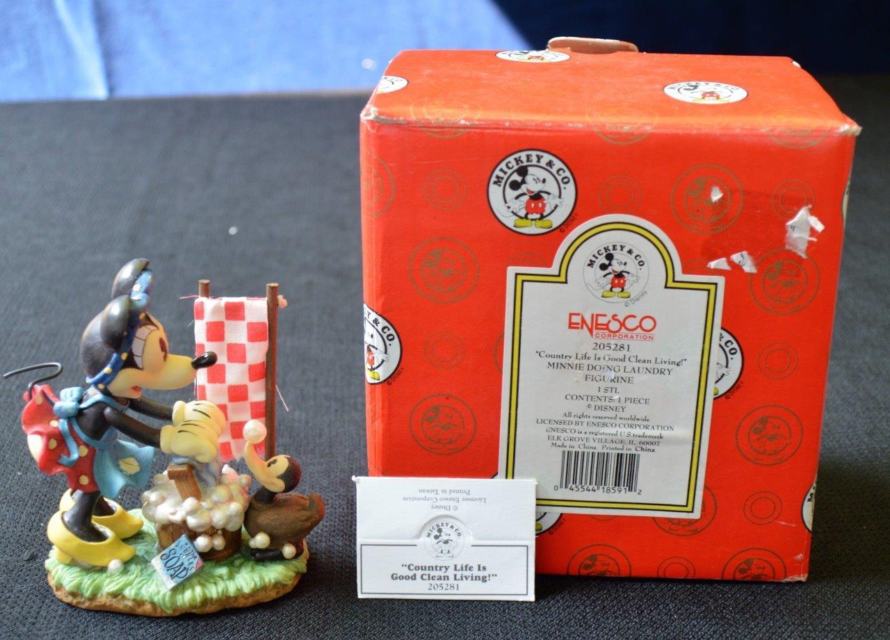 Nuovo IN Scatola Enesco Mickey&co Serie Country Life Is Buono Pulire Living