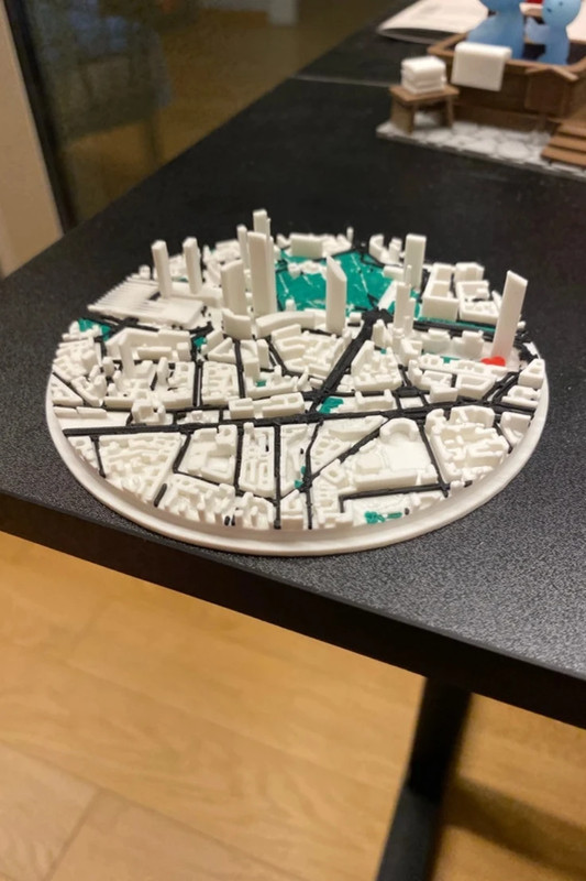 Modellini di città personalizzate in 3d