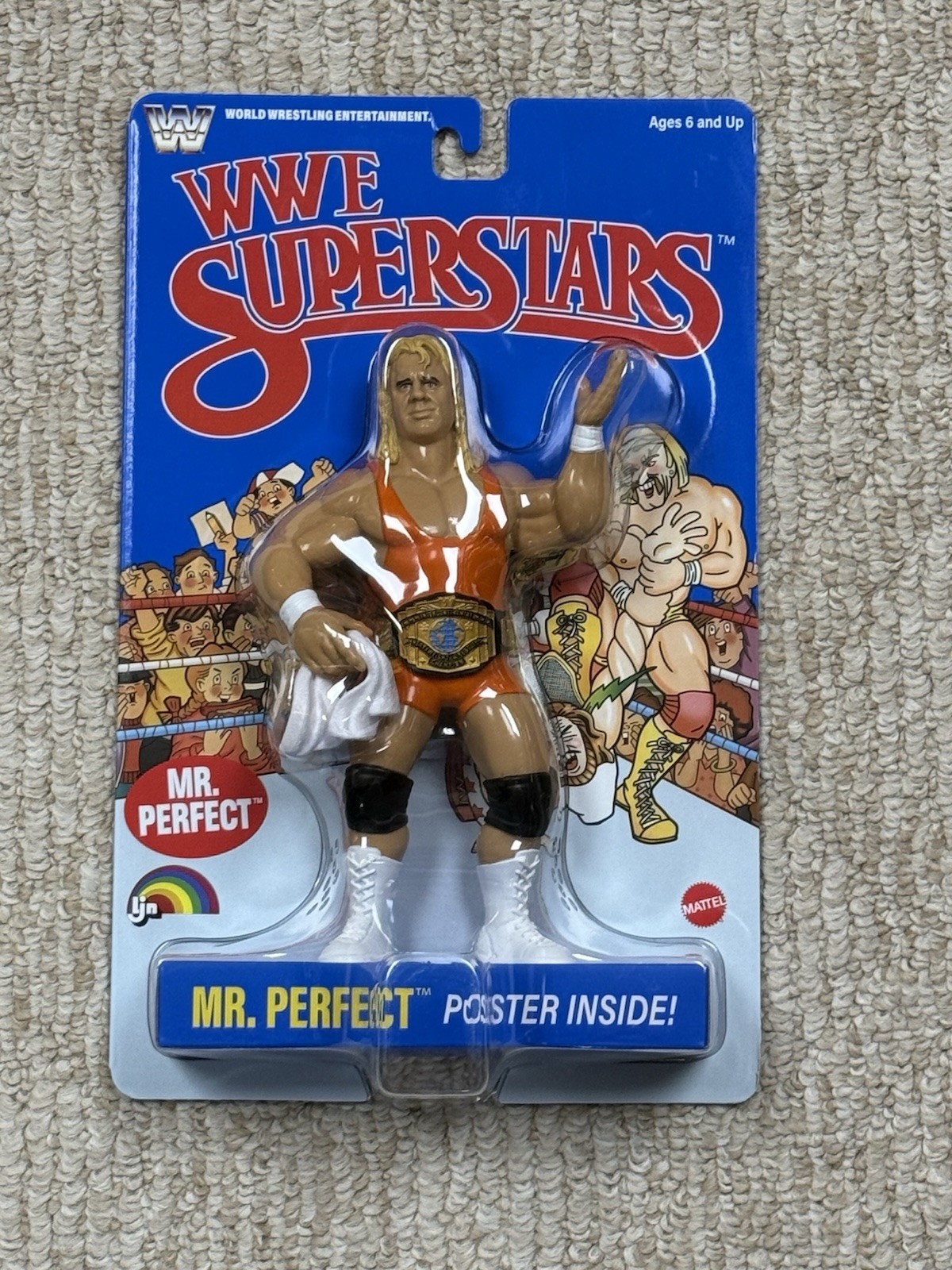 LJN Mattel WWE Superstars Mr. Perfect Wrestling Action Figure In Hand Quick Ship