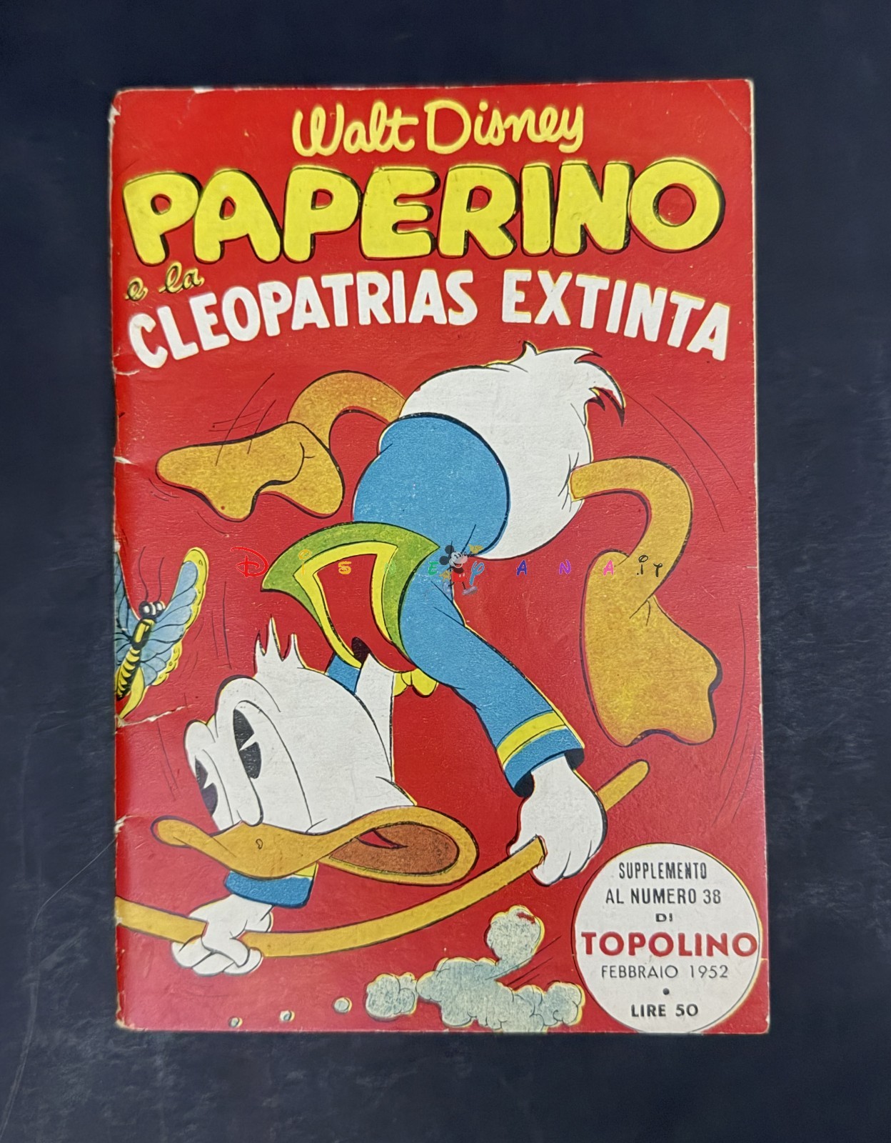 ⭐ PAPERINO E LA CLEOPATRIAS EXTINTA - Topolino Disney 1952 - DISNEYANA.IT ⭐