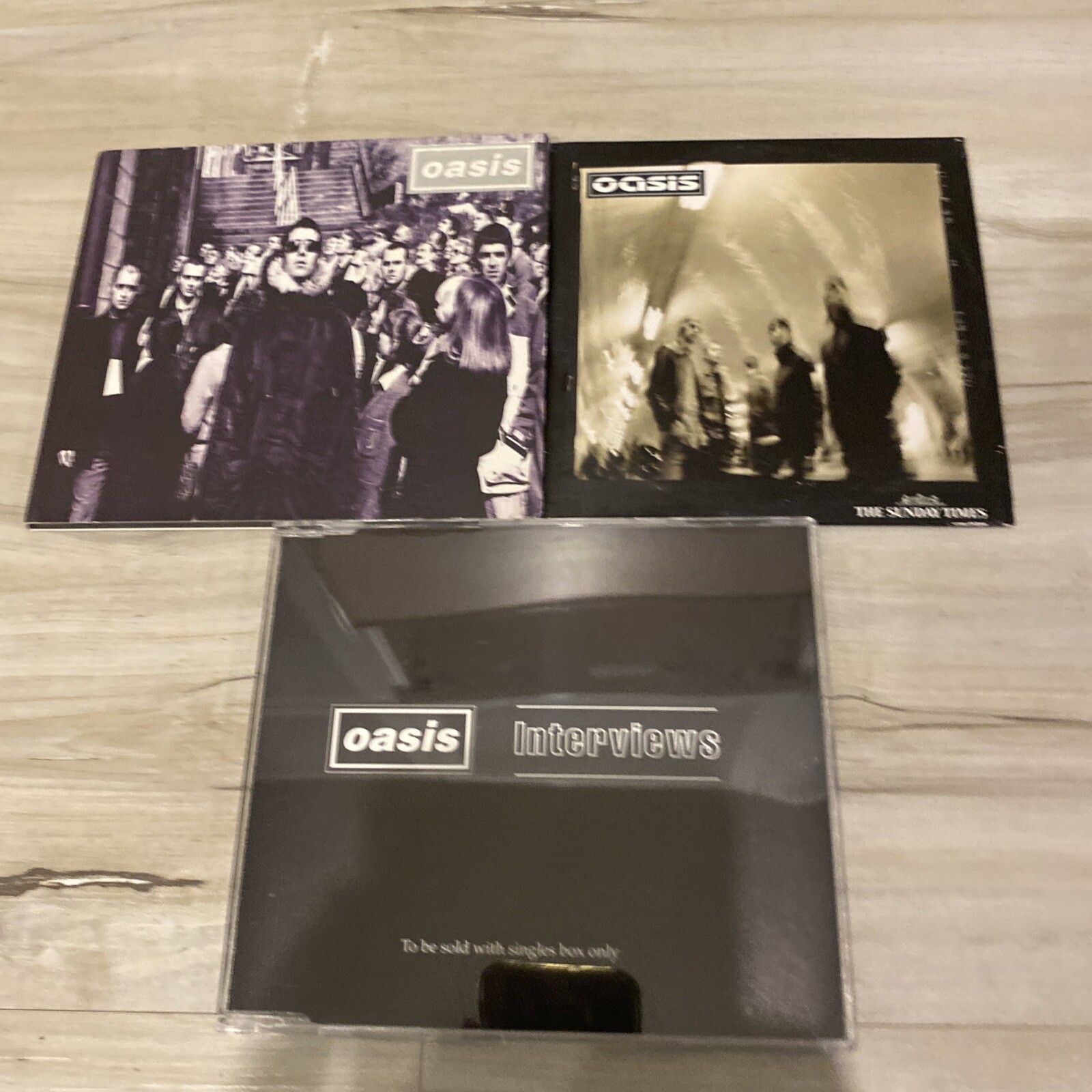 Oasis 3 CD IMPORT D'You Know What I Mean?' The Sunday Times Interviews Promo