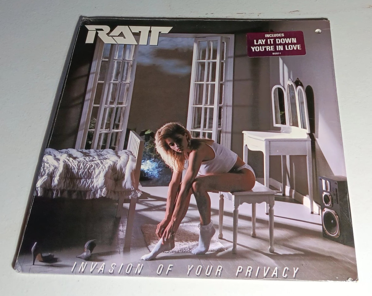 Ratt Invasion of Your Privacy LP 1985 Atlantic 7 81257-1 Original Shrink