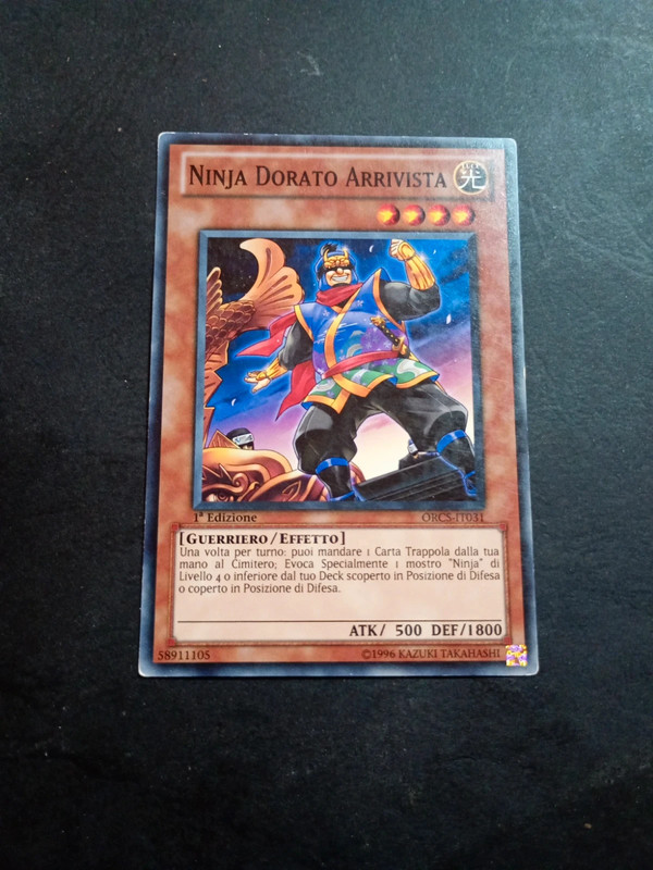Ninja dorato arrivista carta Yu-Gi-Oh