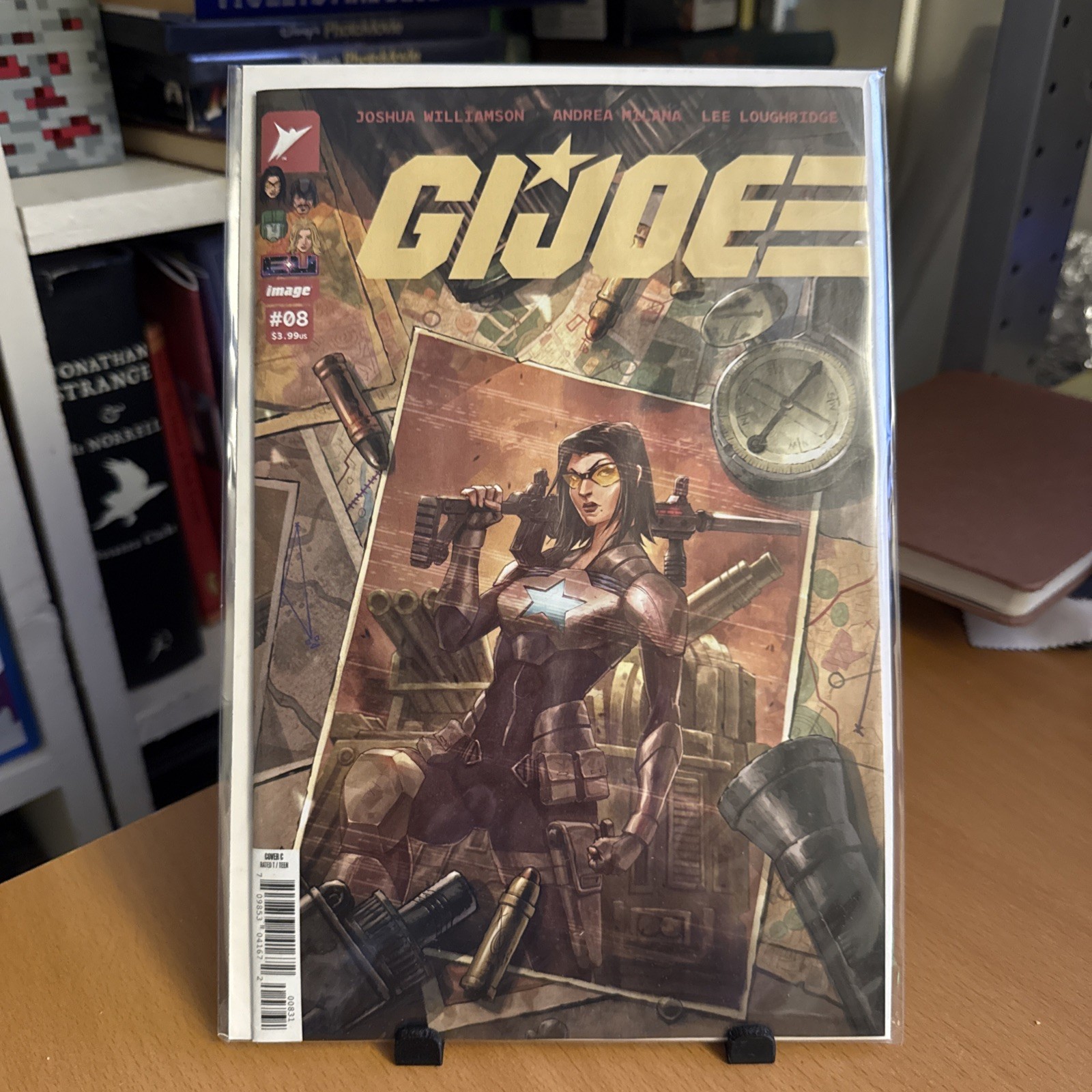 GI JOE #8C Alan Quah variante incentivo di collegamento (1:10) quasi nuovo +