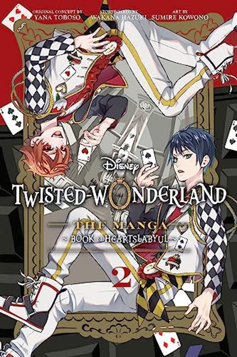 Twisted Wonderland Il Manga Libro di Heartslabyul Vol 2 Usato Manga Inglese Grafico