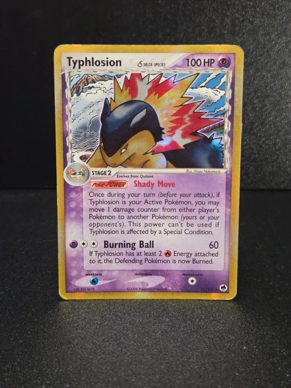 Typhlosion δ Delta Species (DF 12) EX Dragon Frontiers