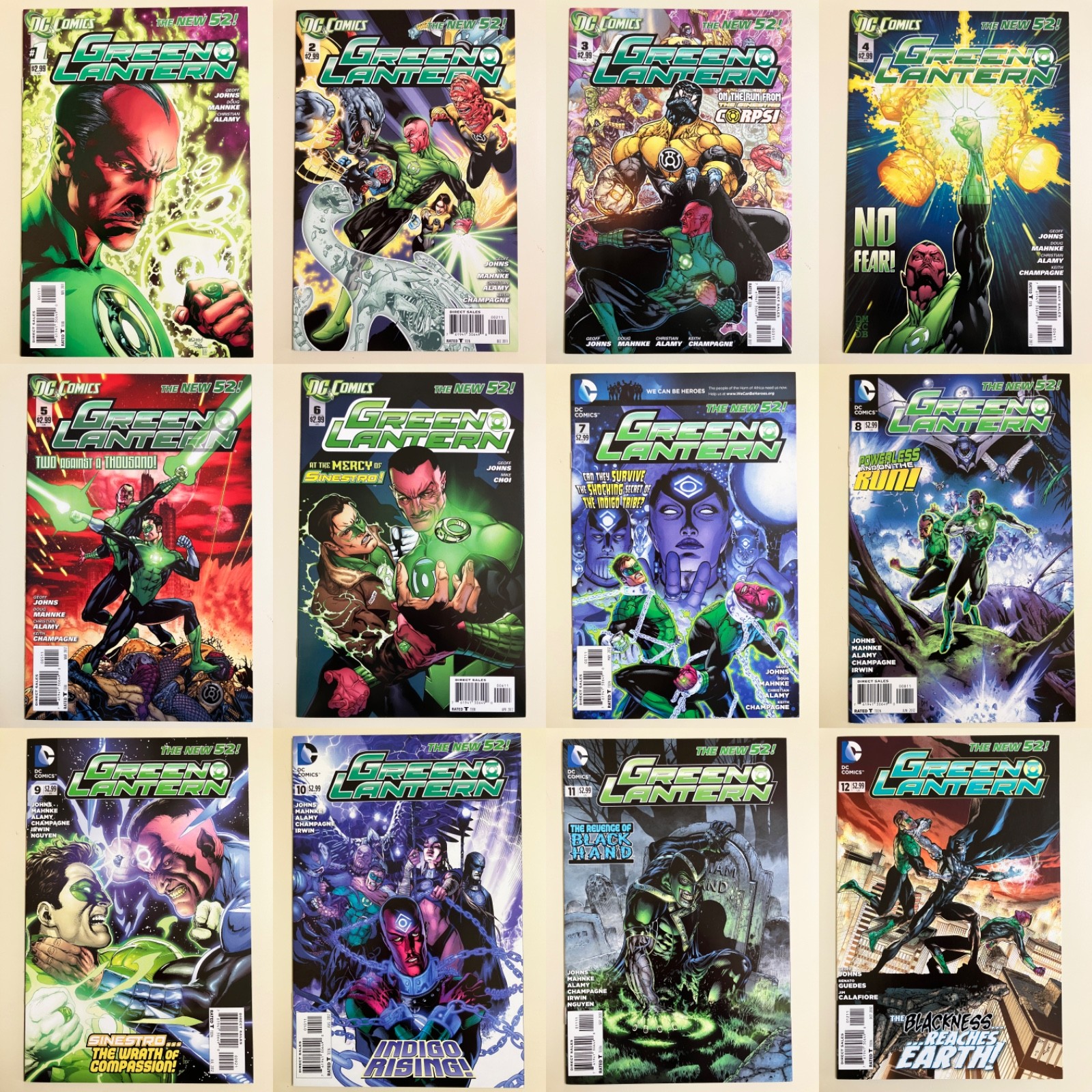 Lanterna Verde 1 2 3 4 5 6 7 8 9 10 11 12 Annuale 1 (5° serie) NM/MT 9.6/9.8