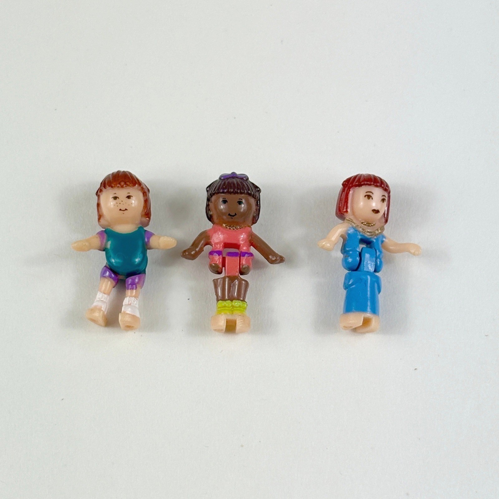 Bambole Polly Pocket Torry Tawny Shawna vintage 1995 da set pop-up clubhouse