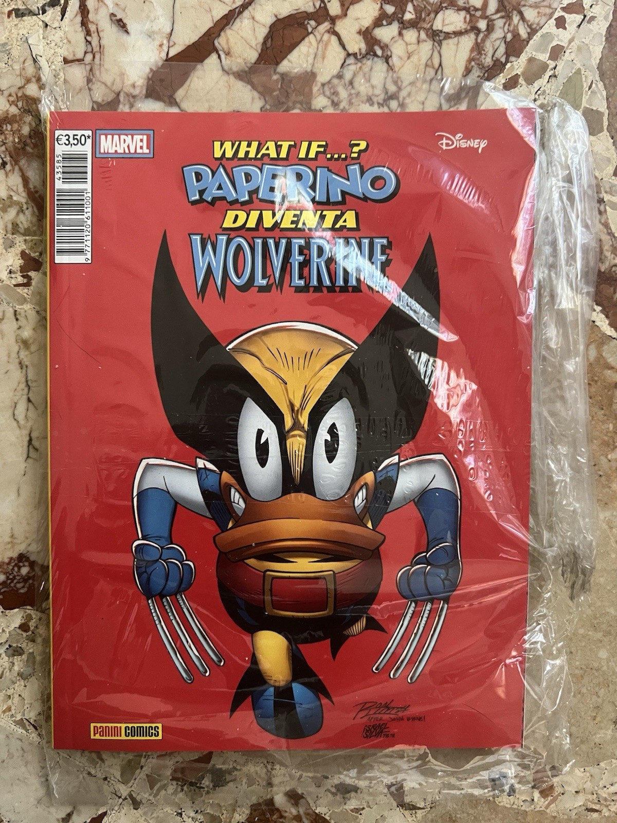 TOPOLINO 3585 MARVEL WHAT IF PAPERINO WOLVERINE DISNEY DOPPIA COVER Esaurito New