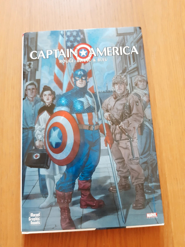 Captain America Rouge, blanc et bleu