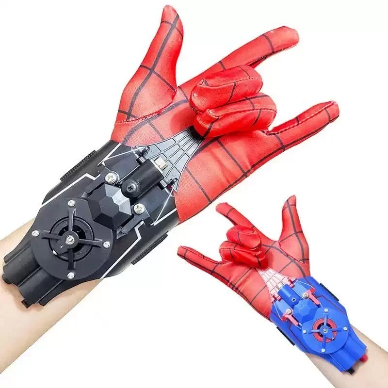 Web Shooter Launcher String Toy Electric Reel In Spider Web Shooters ~~