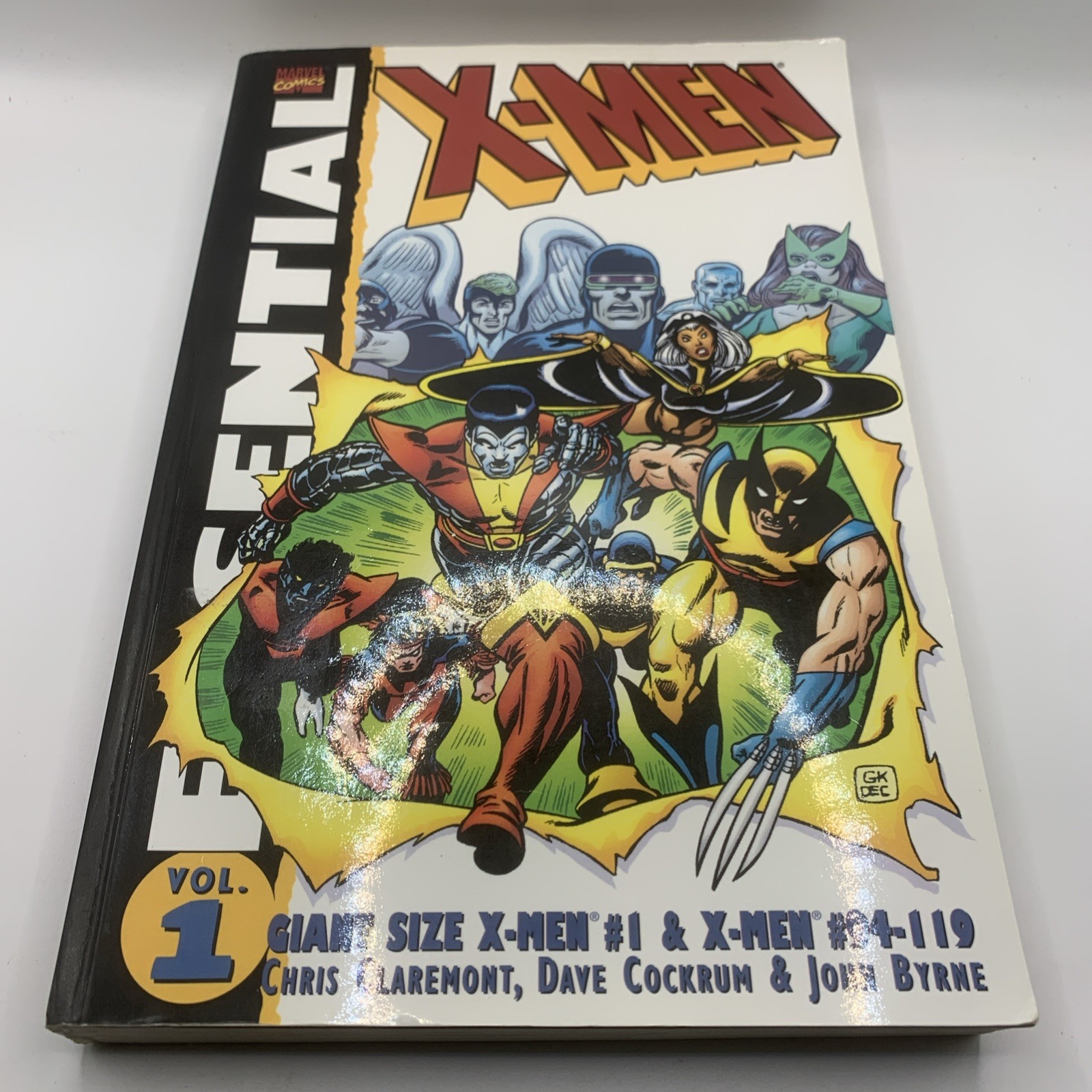 The Essential X-Men, Marvel TPB, 1996, ristampe in bianco e nero, X-Men taglia gigante #94-119