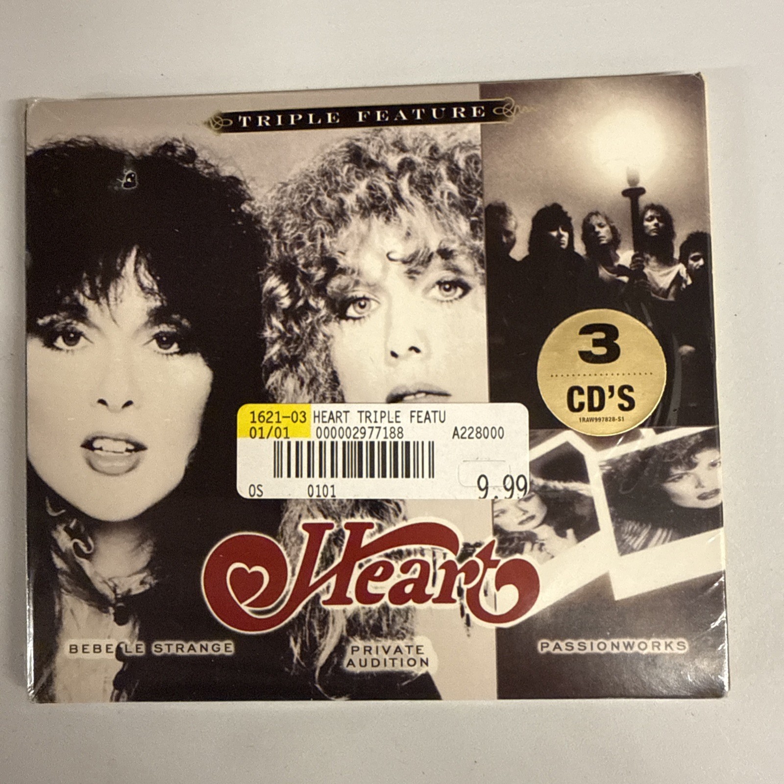 Triple Feature by Heart (CD, 2011)