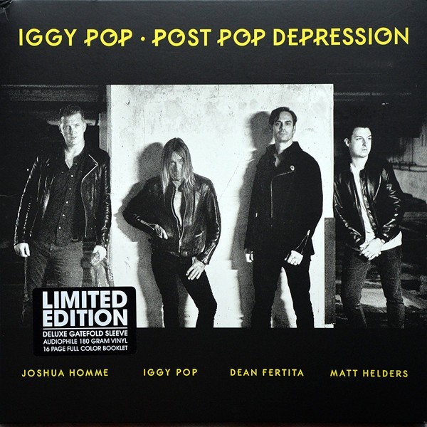 Iggy Pop - Album LP in vinile post pop depressione edizione limitata Rock 0314