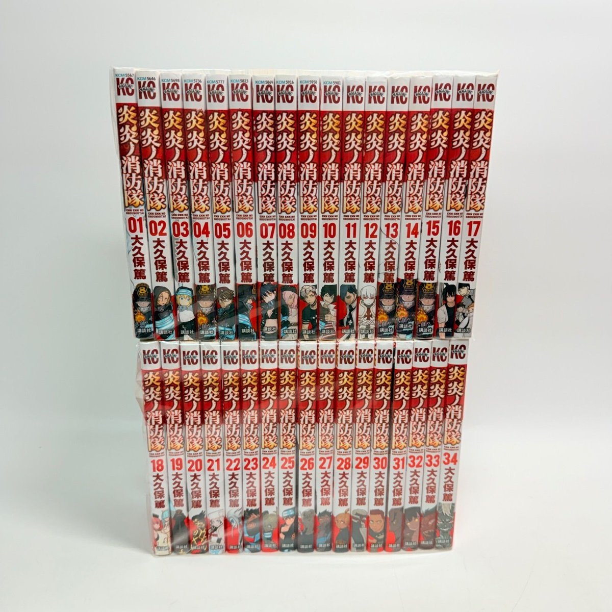 Fire Force Manga Vol. Set completo 1-34 Atsushi Ohkubo giapponese