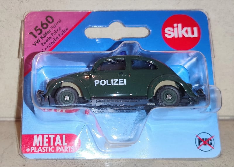 Siku - Volkswagen Carocha - Polizei (1560)