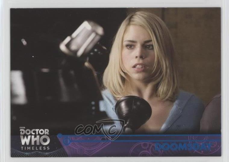 2016 Topps Doctor Who Timeless Blue Foil 63/99 Rose Tyler Doomsday #53 0ad
